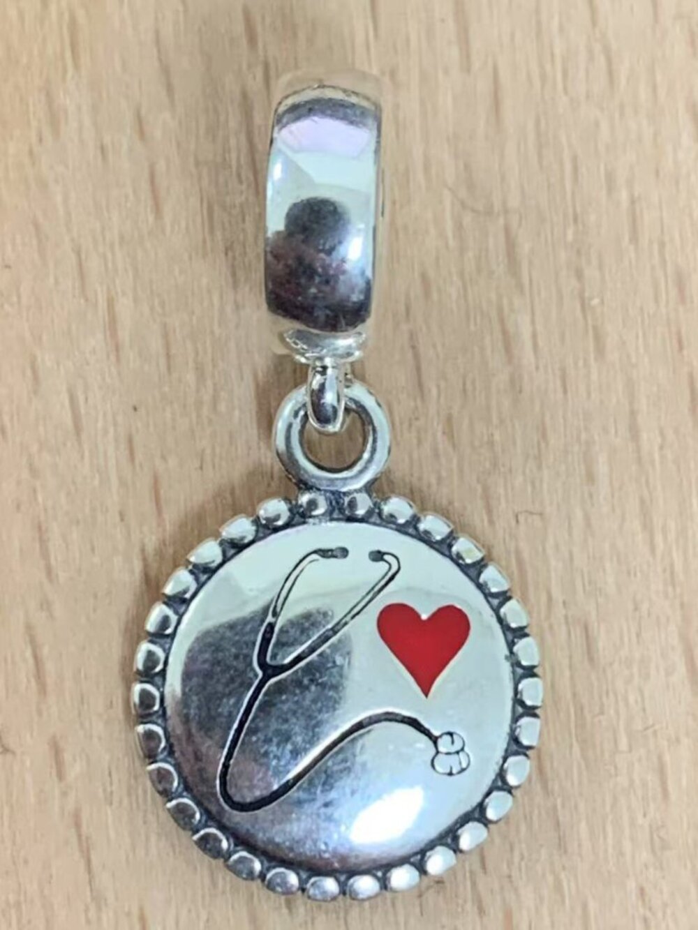 Pandora Nurse Stethoscope Exclusive Charm, S925 Silver Jewelry Bracelets